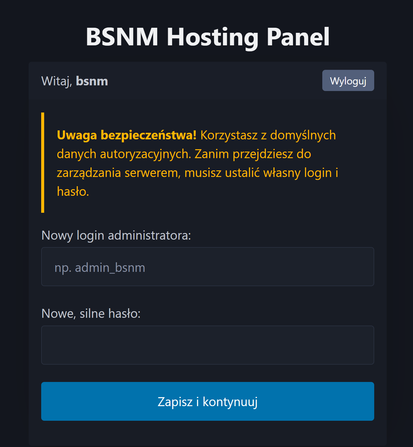 Login pass change